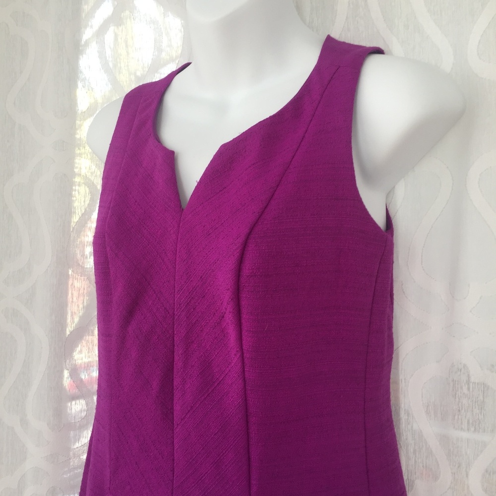 Sold - Ann Taylor LOFT Purple Shift Dress - Picture 3 of 8